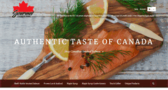 Desktop Screenshot of gourmetcanadiana.com